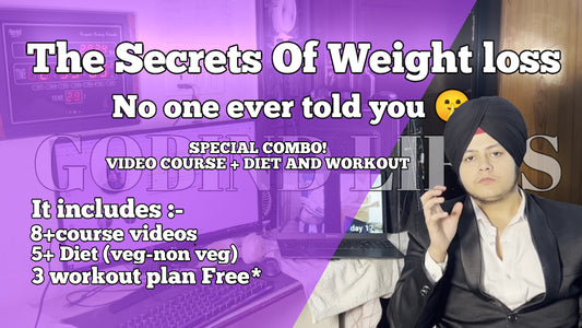 "The Secrets of Weight Loss" 🤫  (with workout + diet) ULTIMATE COMBO🔥